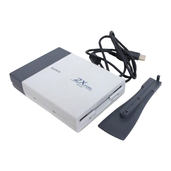 Sony MFD-20U Operating Instructions Manual