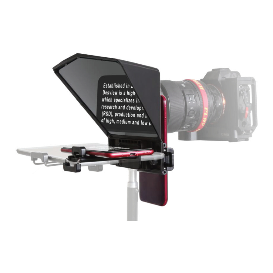 Rollei Desview T2 - Teleprompter Manual