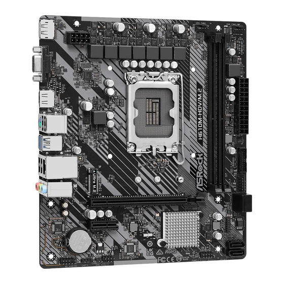 ASROCK H610M-HDV/M.2 R2.0 User Manual