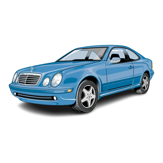 Mercedes-Benz 2001 clk-class coupe Operator's Manual