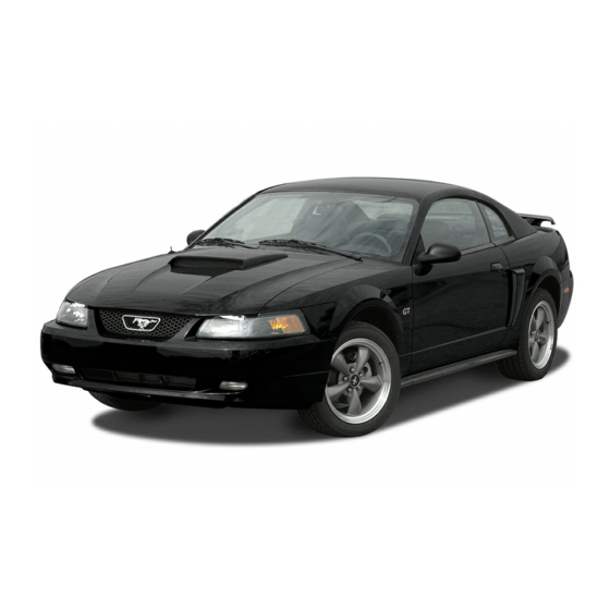 Ford 2003 Mustang Manuals