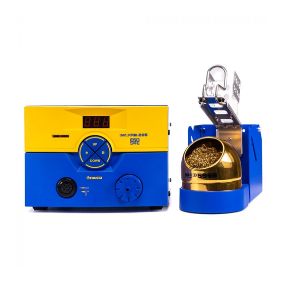 Hakko Electronics FM-205 Instruction Manual