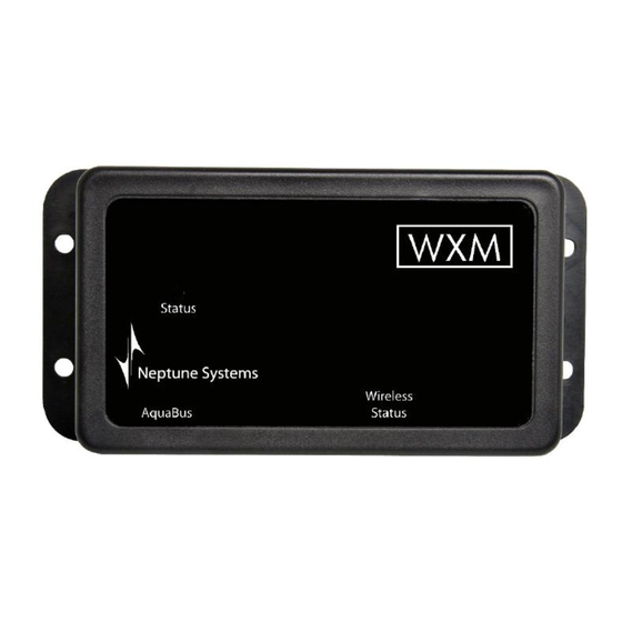 Neptune WXM Setup Manual