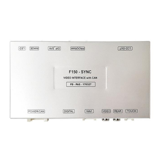 KAP FORD-SYNC2-TDC2 Instruction Manual