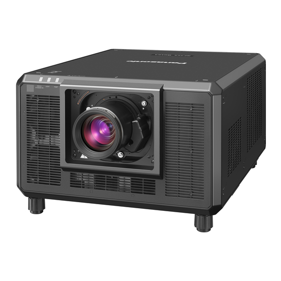 Panasonic DLP PT-RZ34K Venue Projector Manuals