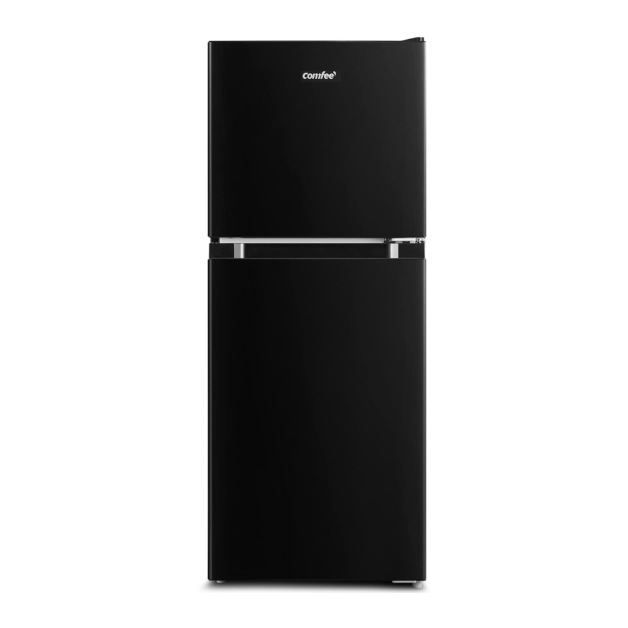 Comfee CRM45D3ABB, CRM45D3AST - Double Door Refrigerator Manual
