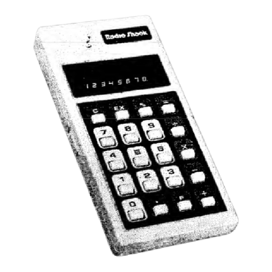 Tandy Radio Shack EC-415 Manual