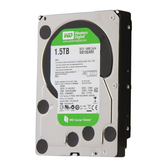 Western Digital Caviar Green WD15EARX Product Features