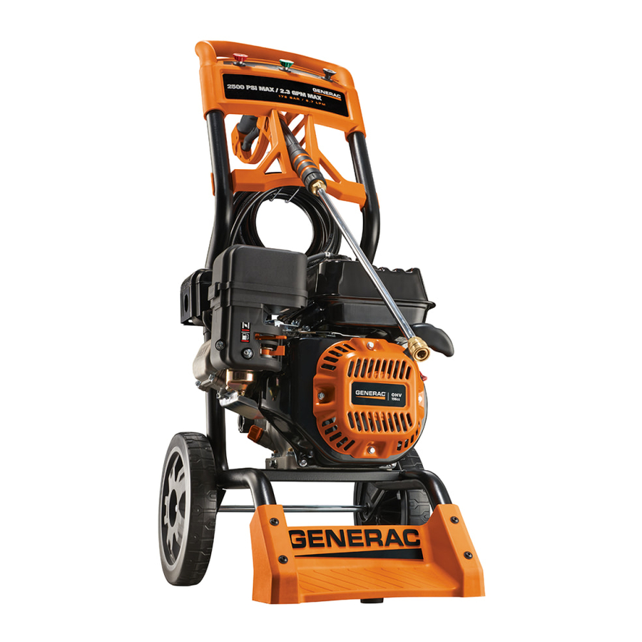 Generac Portable Products 2500PSI Owner's Manual