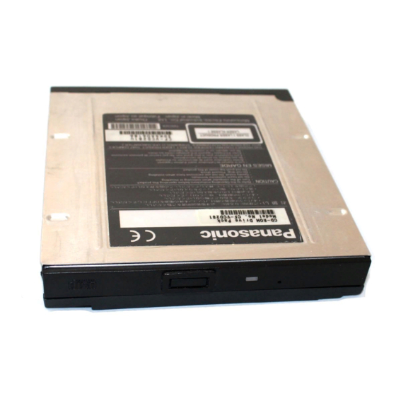 Panasonic CF-VDR282 Manuals