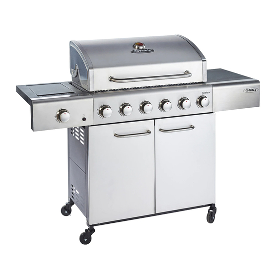 Outback Meteor Stainless Steel 4 Assembly And Operating Instructions Manual
