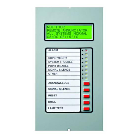 Honeywell Notifier LCD2-80 Manuals