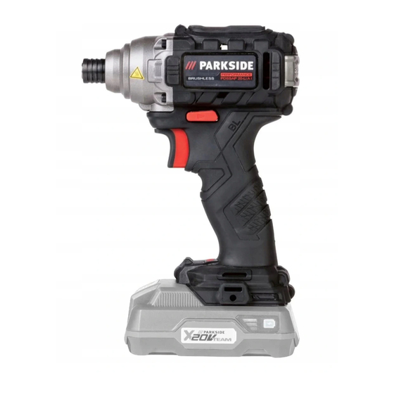 Parkside PDSSAP 20-Li A1 Impact Driver Manuals