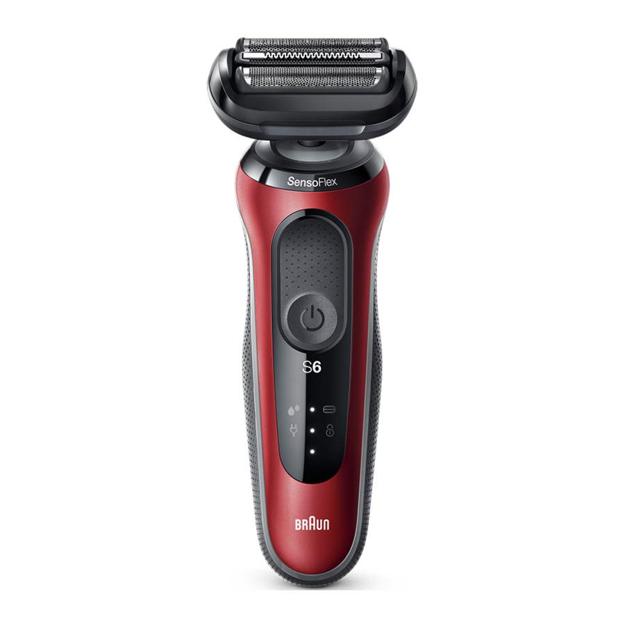 Braun 5762 - 6 Series Electric Shaver Manual