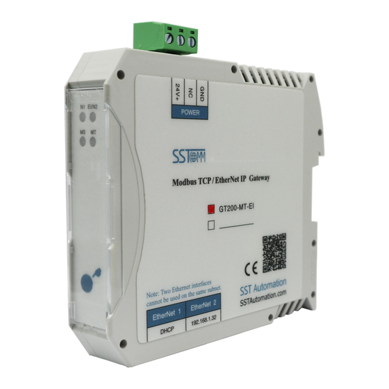 SST Automation SSTCOMM GT200-MT-EI User Manual