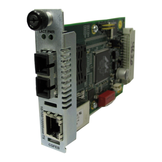 Transition Networks CGFEB10xx-12x User Manual
