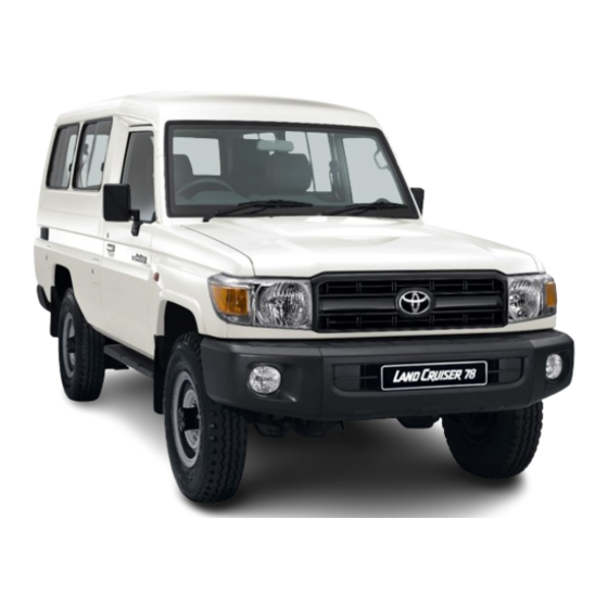 Toyota LAND CRUISER 79 series Owner's Manual