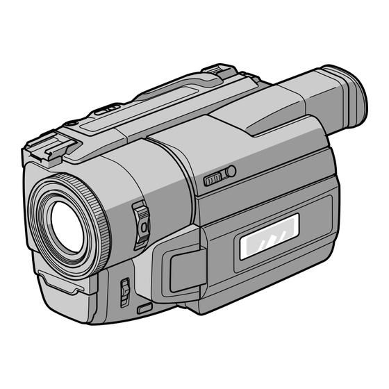 Sony TRV315 Operating Instructions Manual