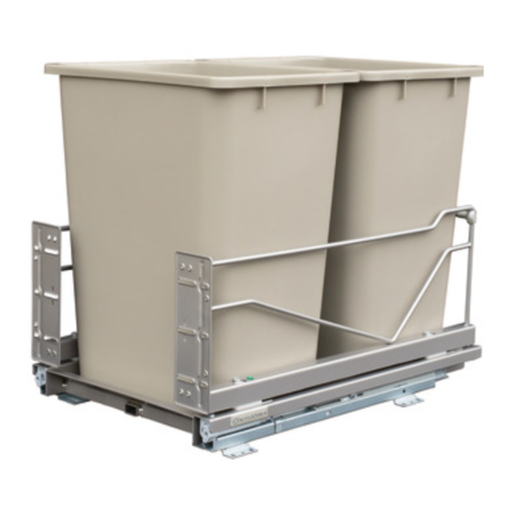 Kesseböhmer WASTEBIN PULLOUT Quick Start Manual