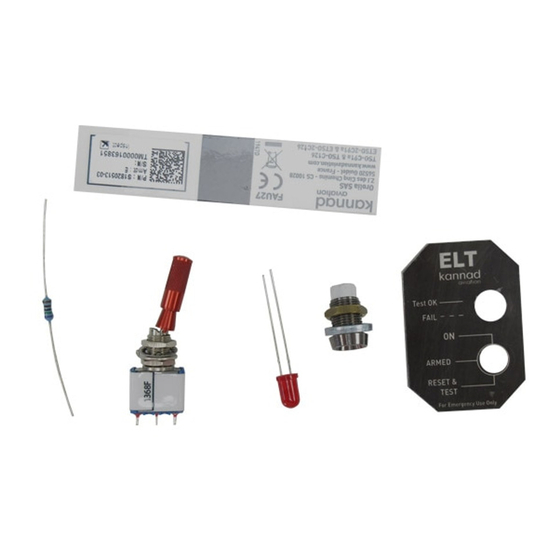Orolia kannad aviation RC100 Abbreviated Component Maintenance Manual