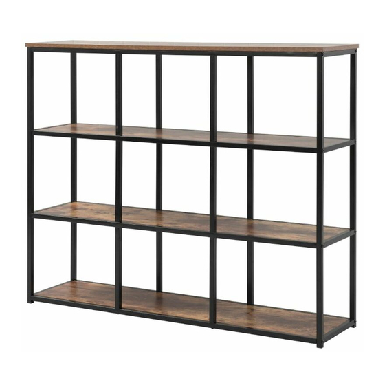 Mocka Dakota Nine Cube Shelf Assembly Instructions Manual