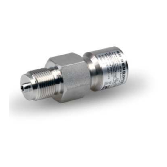 BD Sensors TTR Mounting Instructions