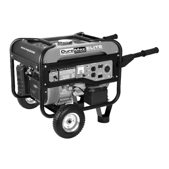 DUROMAX MX4500 Owner's Manual