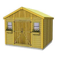 OLT 12x12 Space Maker Garden Shed with Plywood Roof & AK Siding Assembly Manual