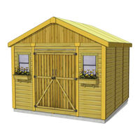 Olt 12x12 Space Maker Garden Shed with Plywood Roof & AK Siding Assembly Manual