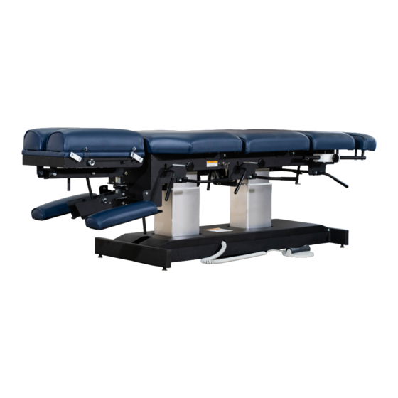 Sun Chiro Table Contemporary III Operating Instructions Manual
