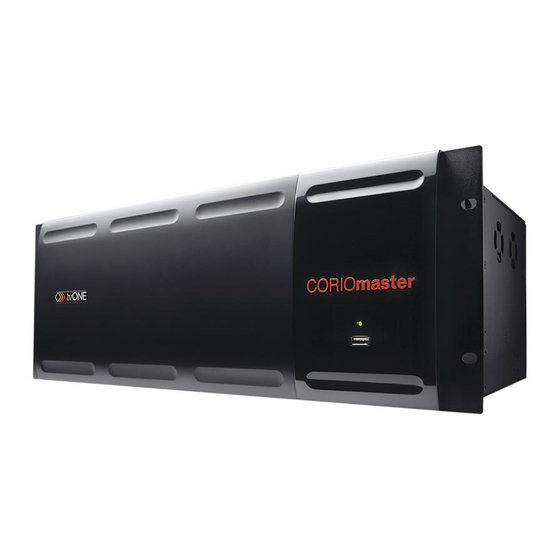 Tvone CORIOmaster Quick Start Manual