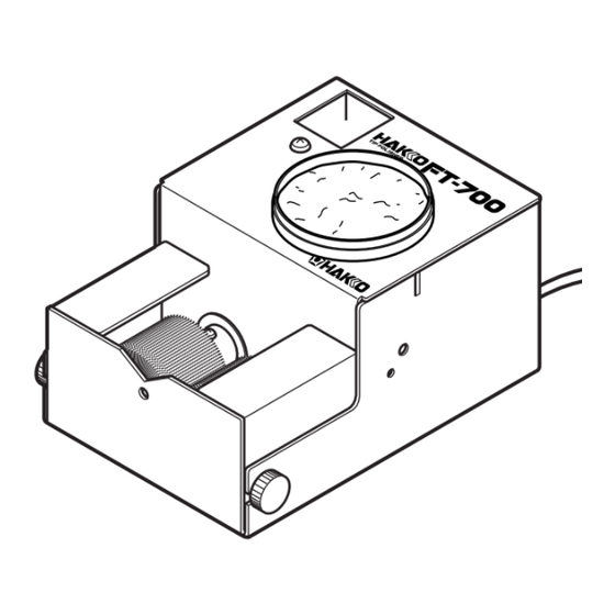 Hakko Electronics FT-700 Instruction Manual
