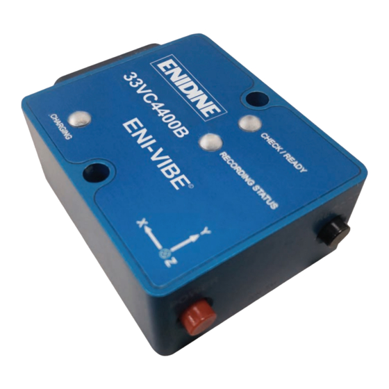 Dytran ENIDINE ENI-VIBE 33VC4400B Quick Start Manual