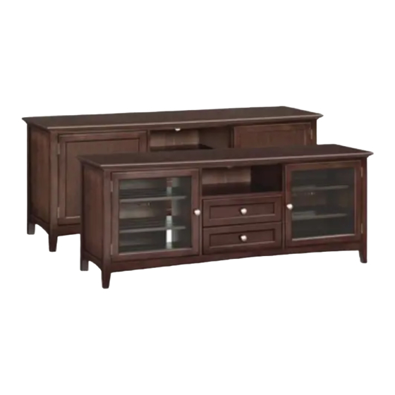 Whittier Wood 2084GAC Assembly Instructions Manual