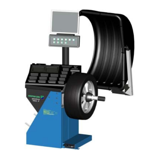 Hofmann geodyna 4900 Wheel Balancer Manuals
