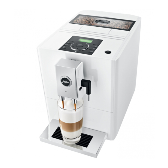 User Manuals: Jura A7 Countertop Espresso Machine