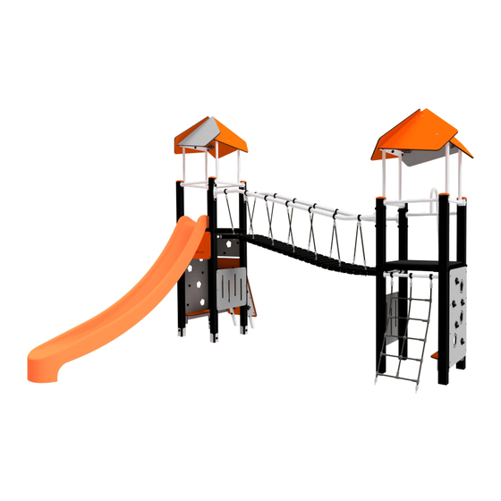BOERPLAY Multi-play equipment Bornite 1,5-2,0m Installation Instructions Manual