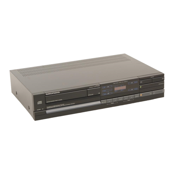 Grundig CD 8400 Service Manual