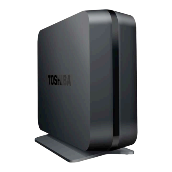 User Manuals: Toshiba Canvio HDNB120XKEG1 Hard Drive