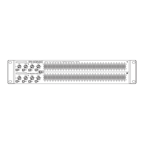 Phonic IA231F User Manual