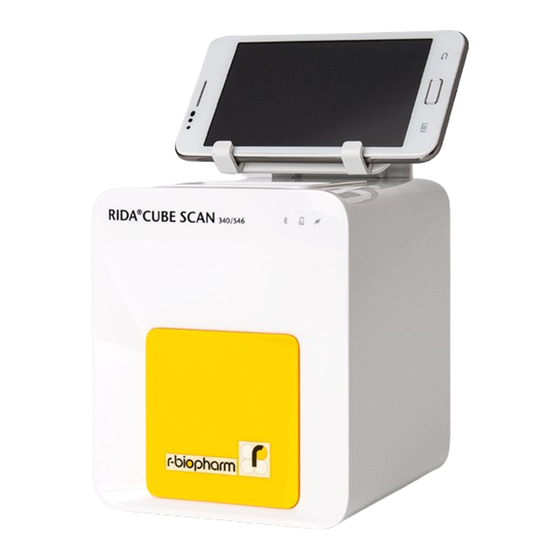 R-Biopharm RIDA CUBE SCAN User Manual