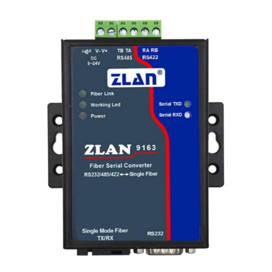 ZLAN ZLAN9163 Series Manual