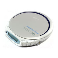 Sony D-FJ210 - CD Walkman Player Operating Instructions