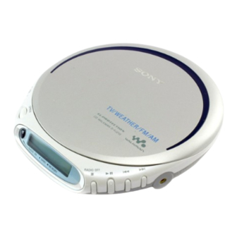 Sony WALKMAN D-FJ210 Operating Instructions