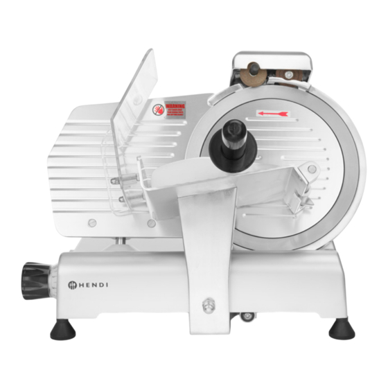 Hendi Kitchen 210215 Manual