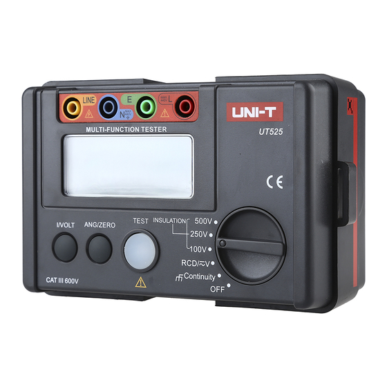 UNI-T UT525 Operating Manual