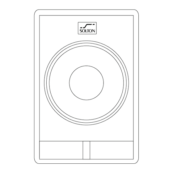 Solton aart18sub User Instructions