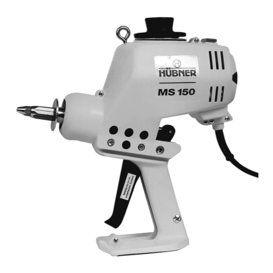 Hubner MS 150 Operating Instructions Manual