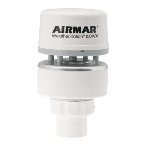 Airmar 300WXR, 300WX, 150WX, 100WX w/CAN,100WX Technical Manual