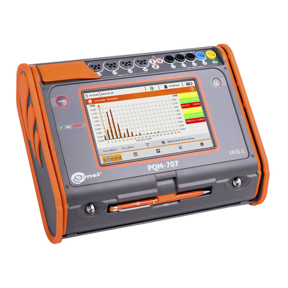Sonel PQM-707 User Manual